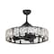 Maxim Lighting Odeon 8-Light WiFi-enabled LED Fandelight 61018BK - alternate 1